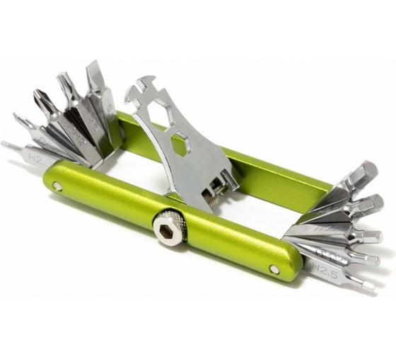 Изображение товара Набор ключей BaumAuto складной, Н2, 2.5, 3, 4, 5, 6; РН1, 2; Т25; SL6; HEX3, 3.5, 4, 8, 10 мм, в футляре 11 предметов BM-3041611(18460)