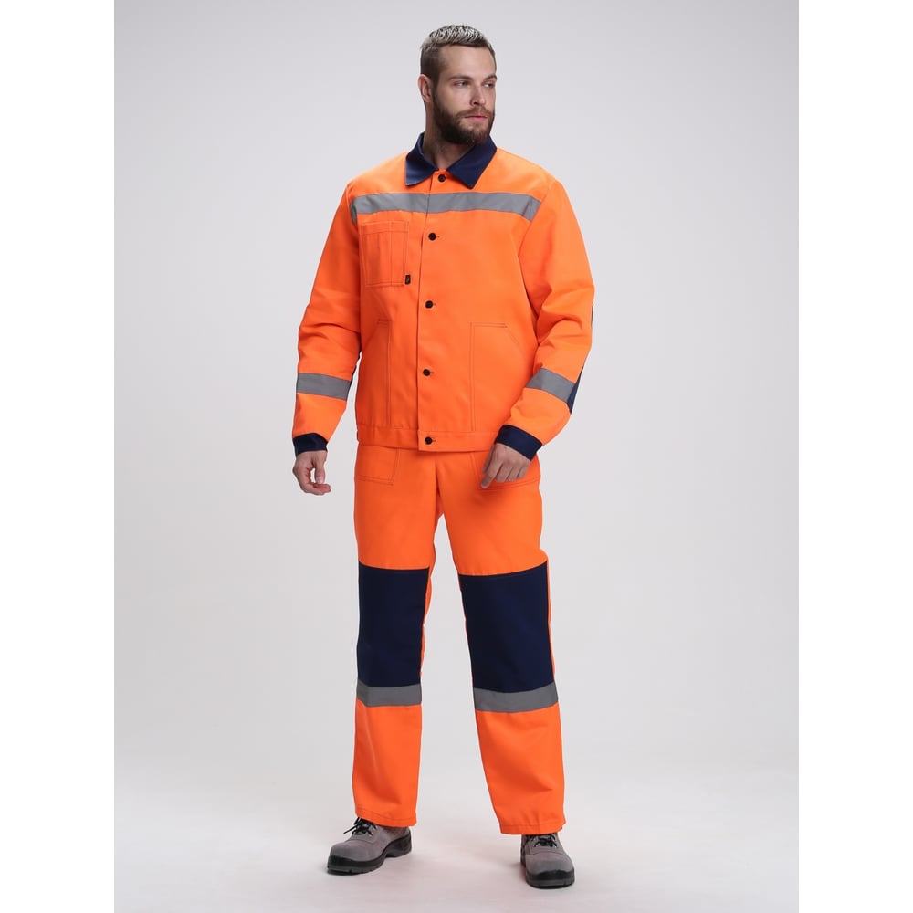 Изображение товара Костюм с полукомбинезоном Факел Легион-2 СОП, оранжевый/темно-синий, р.44-46, рост 182-188 87469382.002