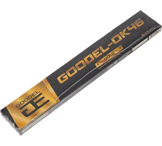 Изображение товара Электроды сварочные ОК-46 GOLD 2.5х350 мм, 1 кг GOODEL 23474