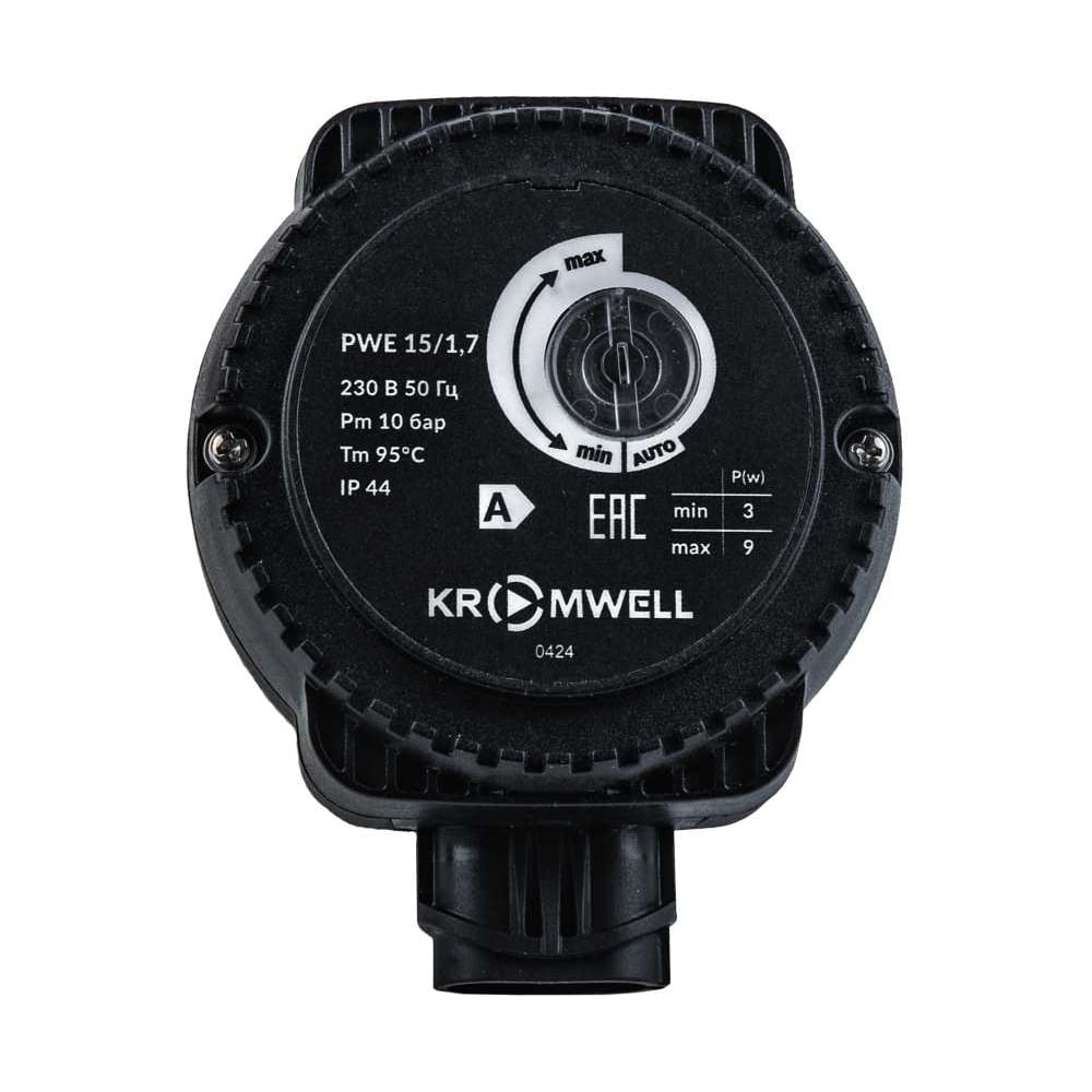 Изображение товара Насос для ГВС с частотным регулированием KROMWELL PWE 15/1,7 - циркуляционный бытовой насос