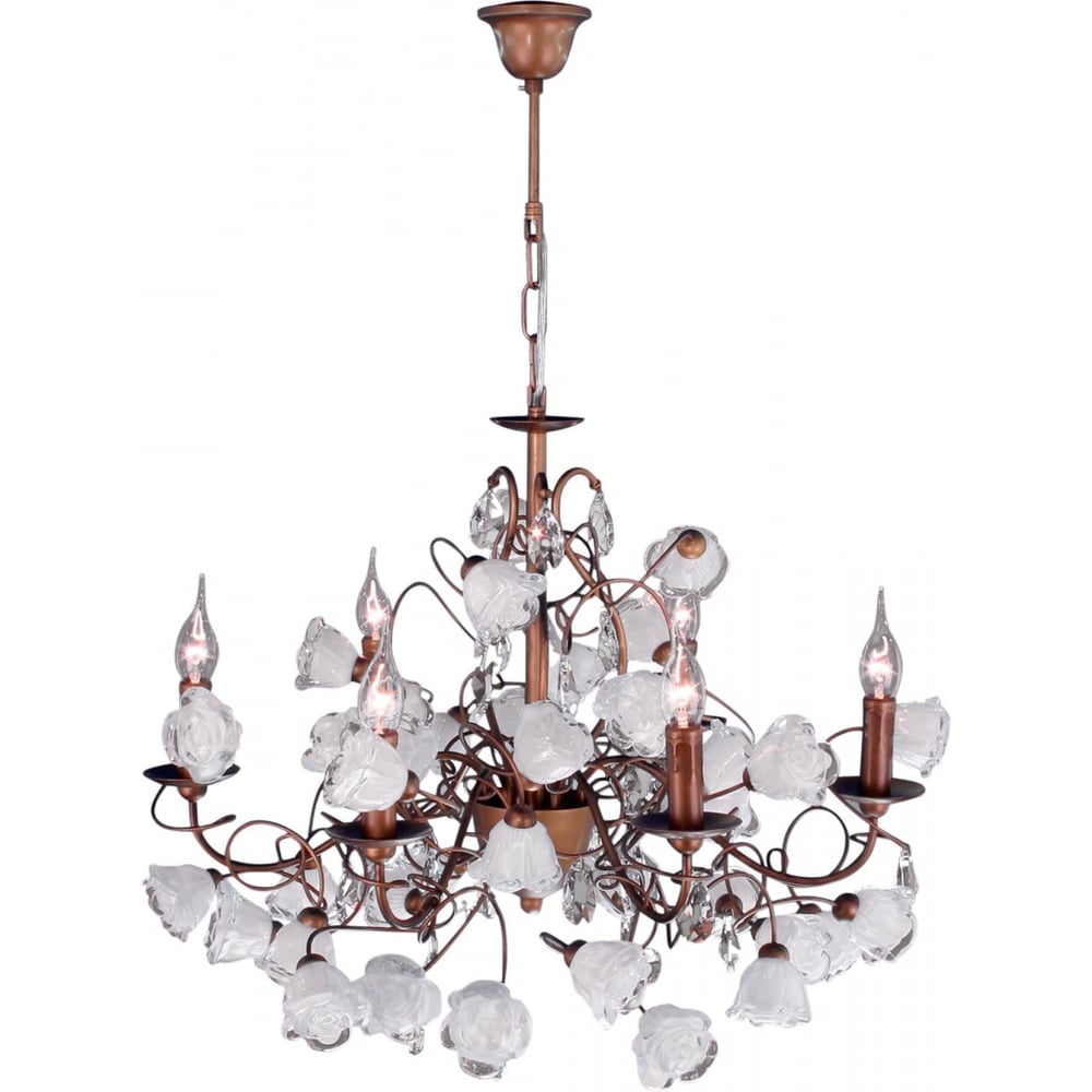 Изображение товара Люстра Citilux Rosetta Brune+Bianco EL324P06.1 для современного интерьера