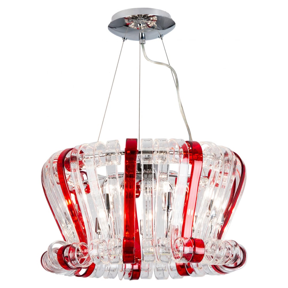 Изображение товара Люстра Citilux Volution Rosso EL326P09.2 с 9 лампами