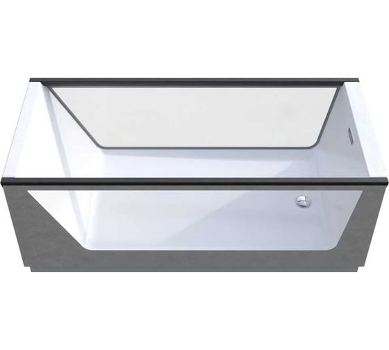 Изображение товара Ванна Aima Design "NEO" 170х75 см, 2 стекла, принт бетон 01нео1775с2