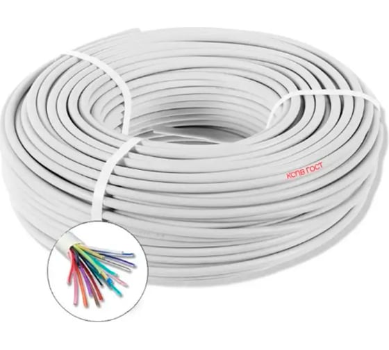 Изображение товара Кабель для пожарной и охранной сигнализации ПРОВОДНИК кспв 14x0.4 мм2, 30м OZ67836L30