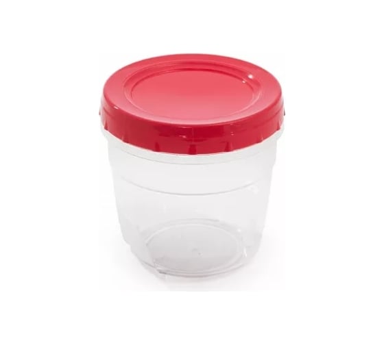 Изображение товара Банки ПОЛИМЕРБЫТ 2 шт, 0.6 л, 1.3 л, с закручивающейся крышкой 434330200