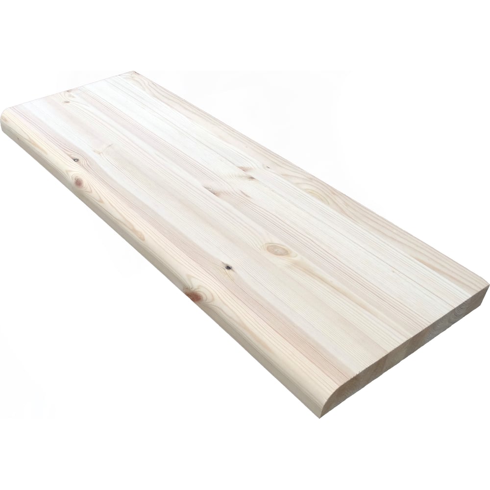 Изображение товара Ступень из дерева 800x300x40 мм сорт АВ светлое дерево для внутренней и внешней отделки