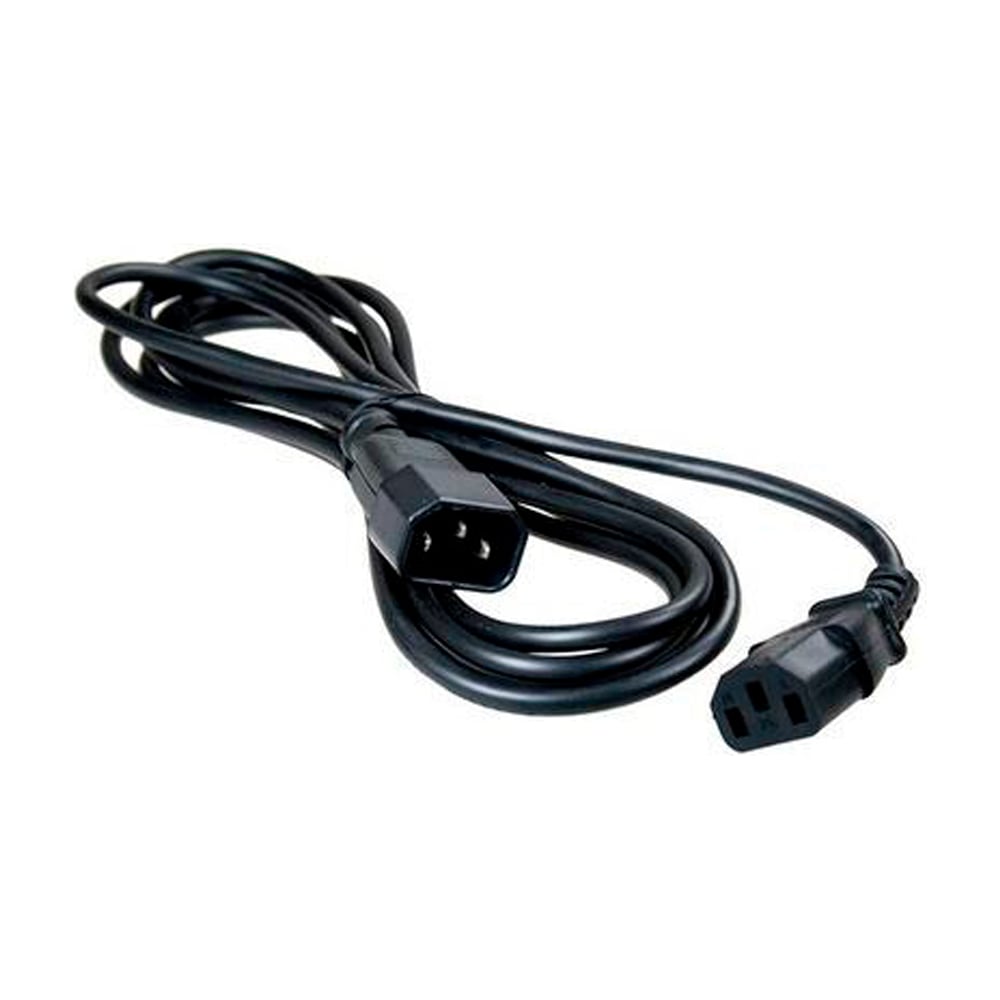 Изображение товара Кабель питания Ripo 1.8м C13 - C14 системный блок монитор черный с заземлением