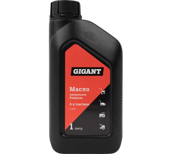 Изображение товара Масло минеральное Premium 4-х тактное 1 л Gigant G-0404