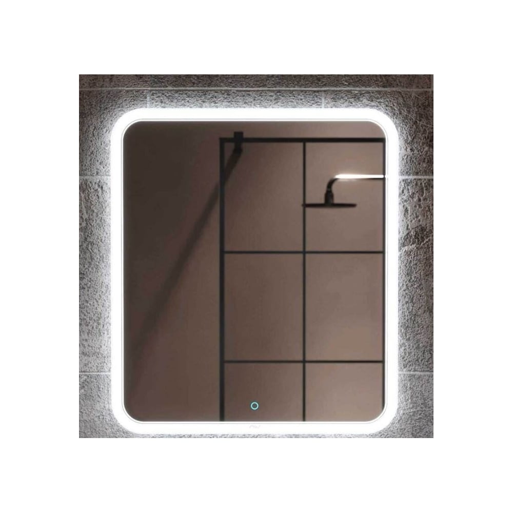 Изображение товара Зеркало ALAVANN ANNA с подсветкой, современное настенное зеркало 730x630 мм