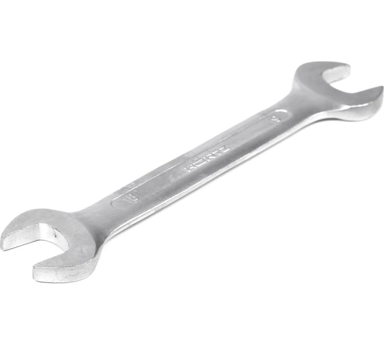 Изображение товара Гаечный двусторонний ключ Hortz 18x19 мм, хромированный HOR 102266