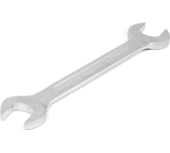 Изображение товара Гаечный двусторонний ключ Hortz 24x26 мм, хромированный HOR 102248