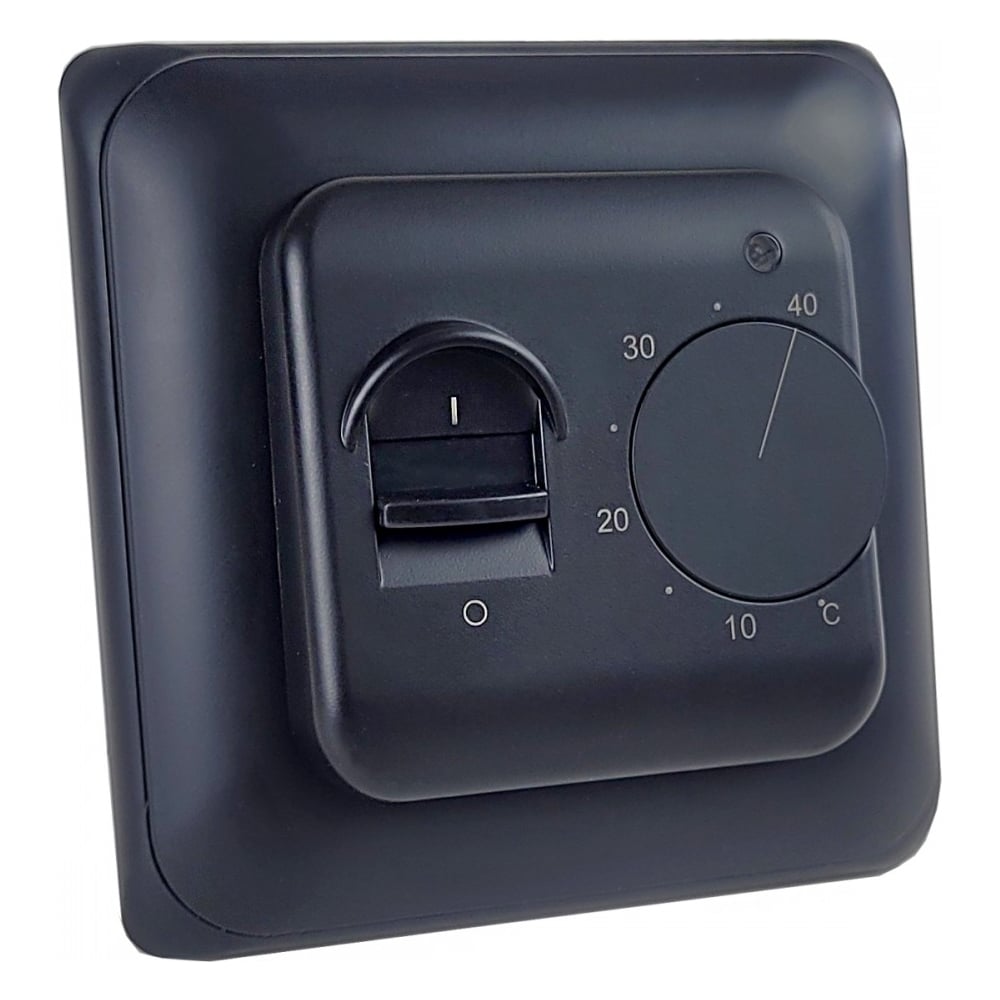 Изображение товара Терморегулятор Истэк 70.26 3.5 кВт механизм встроенный для пола черный