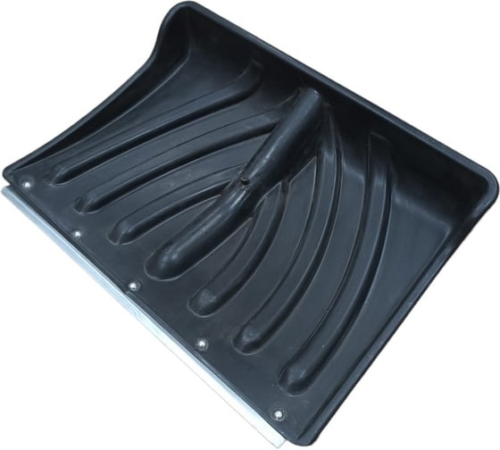 Изображение товара Снеговая лопата ЛЕТО Крепыш п/эт. оц.планка 465x340мм d32мм без черенка 26309