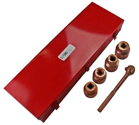 Изображение товара Набор головок Sitomo N5 10-50 мм, металлический кейс, омедненные SIT 1092400