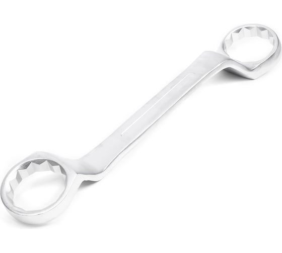 Изображение товара Накидной двусторонний ключ Hortz 65x70 мм, хромированный HOR 1086383