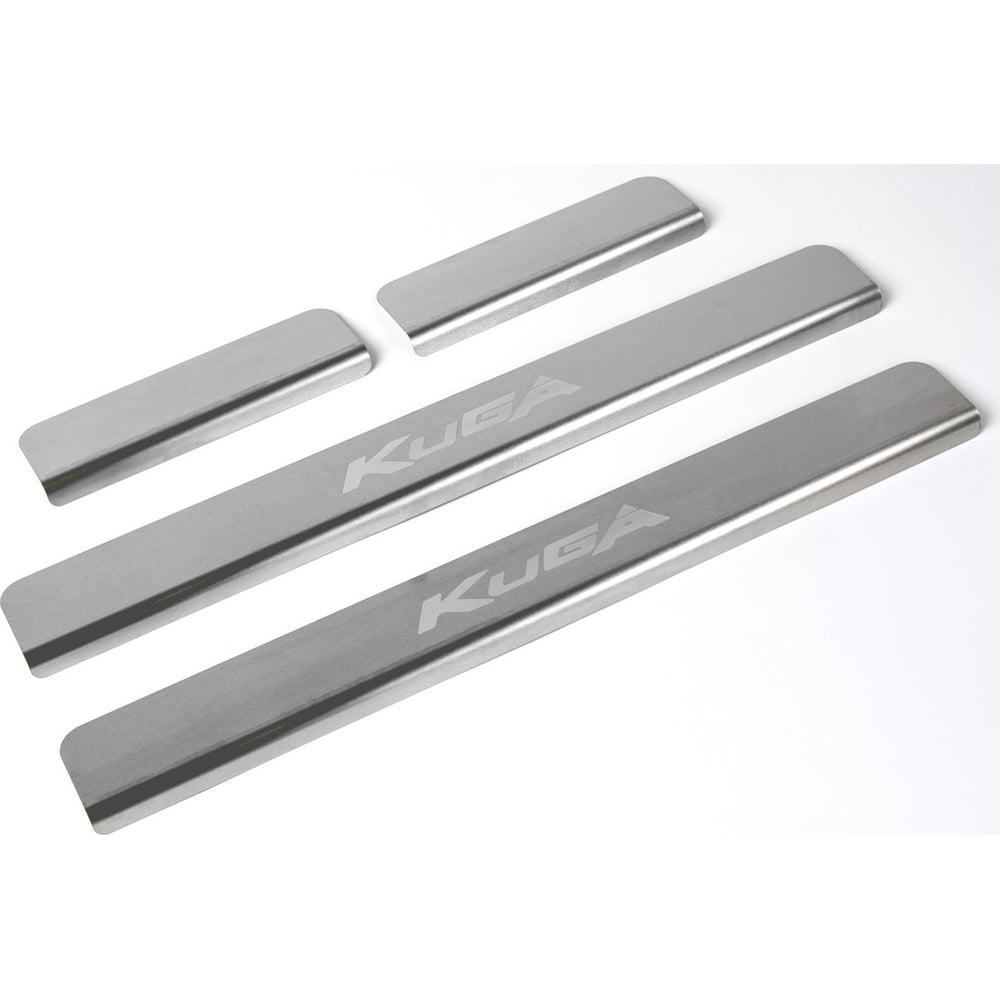 Изображение товара Накладки на пороги Rival для Ford Kuga 2013-2016 нержавеющая сталь 4 шт NP.1806.3