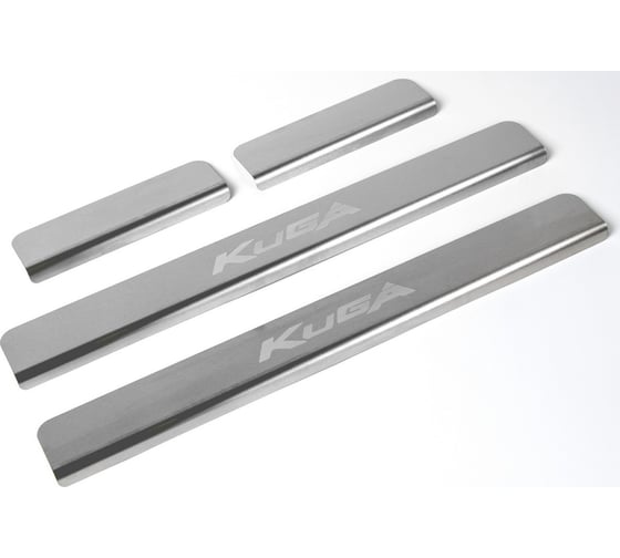 Изображение товара Накладки на пороги Rival для Ford Kuga 2013-2016 2016-н.в, нерж. сталь, 4 шт. NP.1806.3