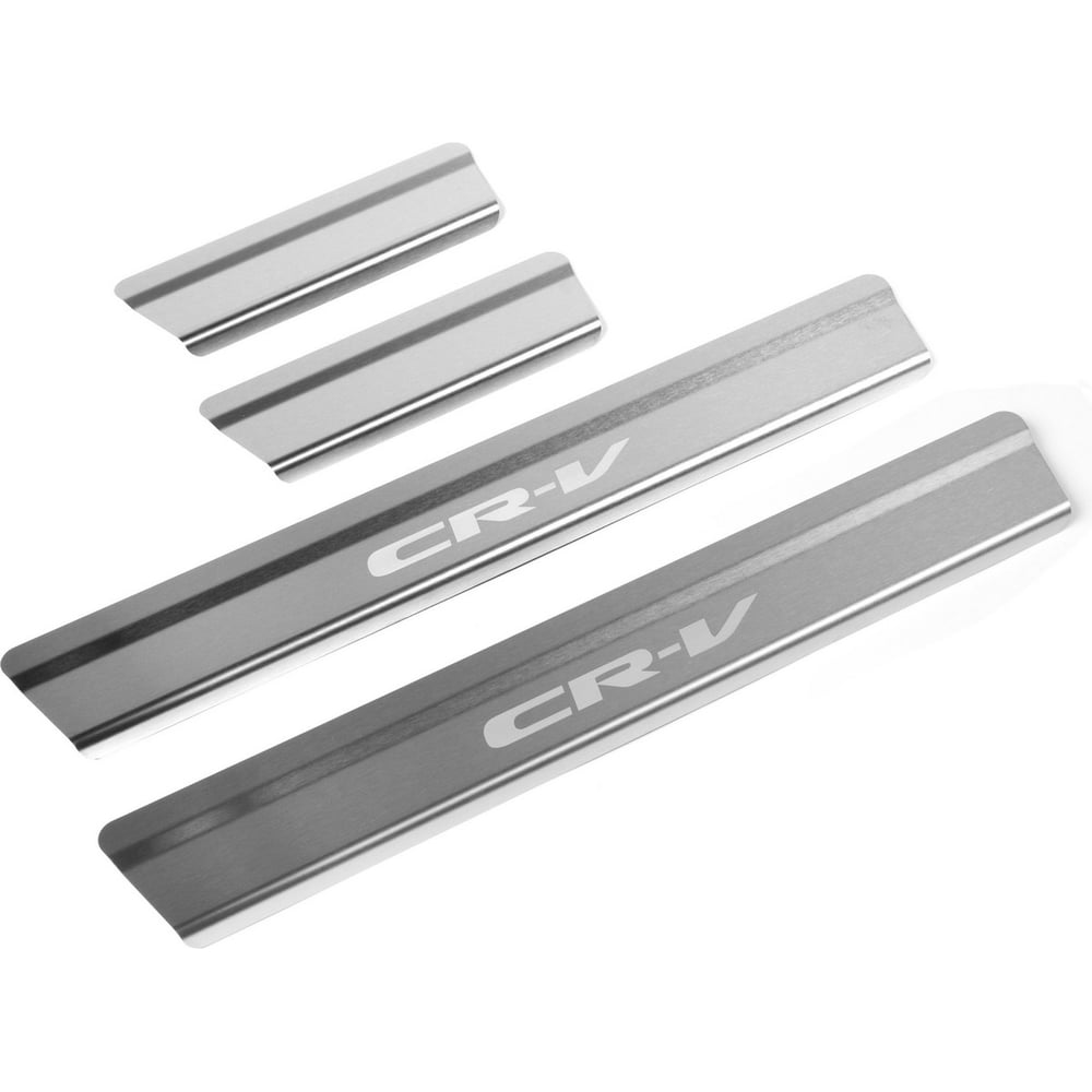 Изображение товара Накладки на пороги Rival для Honda CR-V 2017-н.в нержавеющая сталь 4 шт