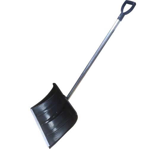 Изображение товара Снеговая лопата ЛЕТО Прайм п/эт.  ал.планка, ал.черенок, ручка 500x375мм 26219