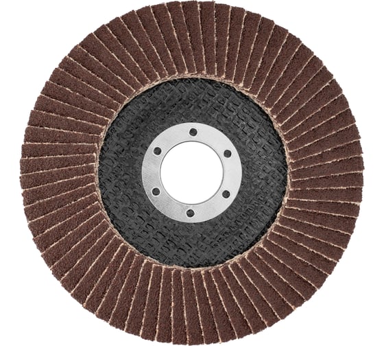 Изображение товара Круг лепестковый торцевой КЛТ-2 (125х22.2 мм; Р40) Без бренда 740837