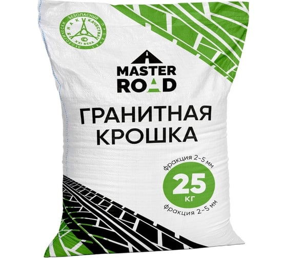 Изображение товара Гранитная крошка Мастер Роуд, мешок 25 кг противогололедный реагент гранит-крошка-25кг