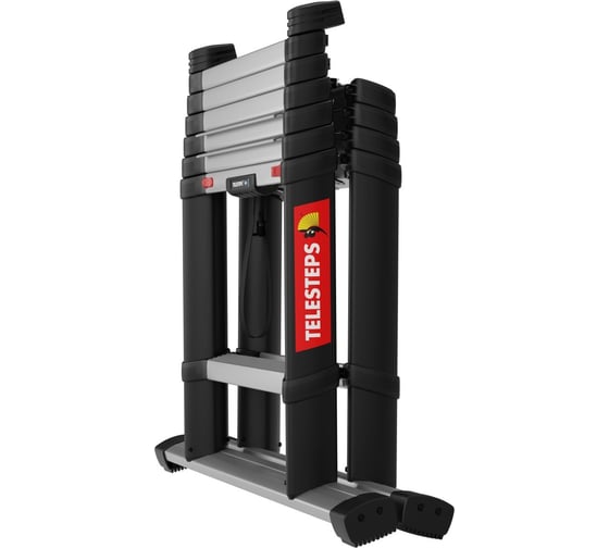 Изображение товара Телескопическая лестница-стремянка combi line 2,3 м Telesteps 72423-681
