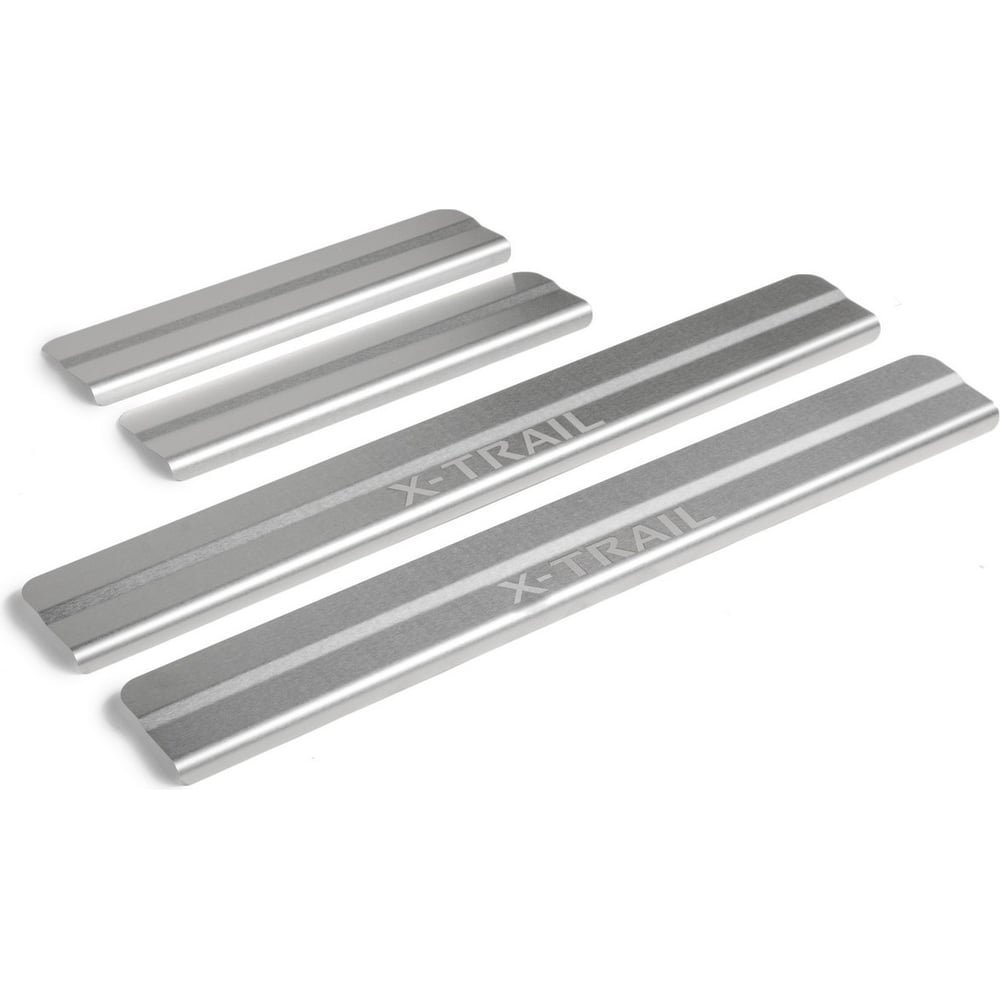 Изображение товара Накладки на пороги Rival для Nissan X-Trail 2015-н.в., нержавеющая сталь, 4 шт. NP.4113.3