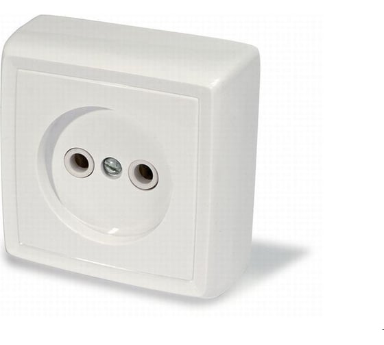 Изображение товара Розетка ООО МПО Электротехника открытой установки 1 местн. с з/шторкой 2738