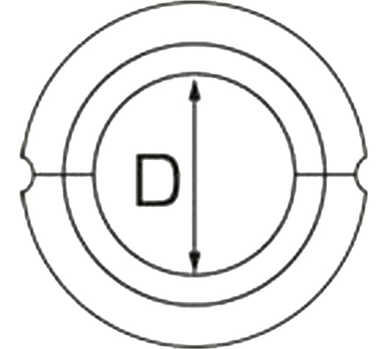 Изображение товара Матрица круглая А-40.5/60т (40.5 мм; 60 т; алюминиевые зажимы) для пресса ПГ-60 КВТ 61829