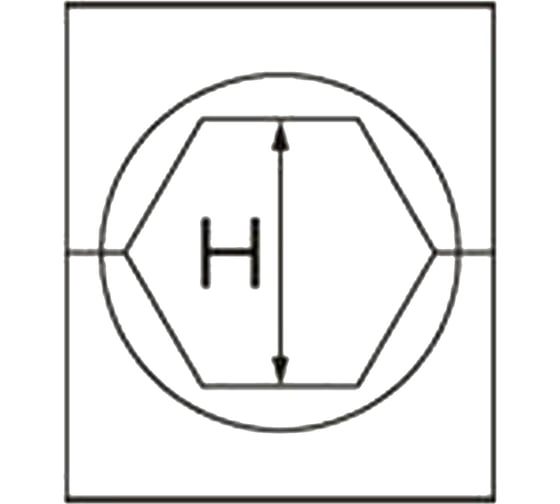 Изображение товара Матрица шестигранная МШ-26.0-А/100т (26 мм; 100 т; алюминиевые зажимы) для пресса ПГ-100 КВТ 61266