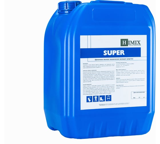 Изображение товара Специальное пенное техническое моющее средство (концентрат) SUPER Himix 21 кг ПХ0621