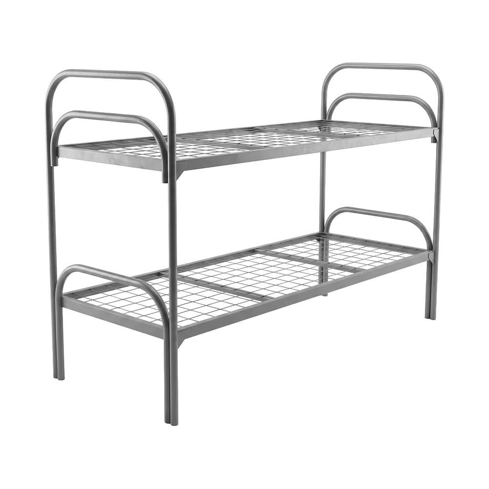 Изображение товара Двухъярусная кровать SAMGRUPP металлическая 80x190 см серый Изображение товара Двухъярусная кровать SAMGRUPP металлическая 80x190 см серый
