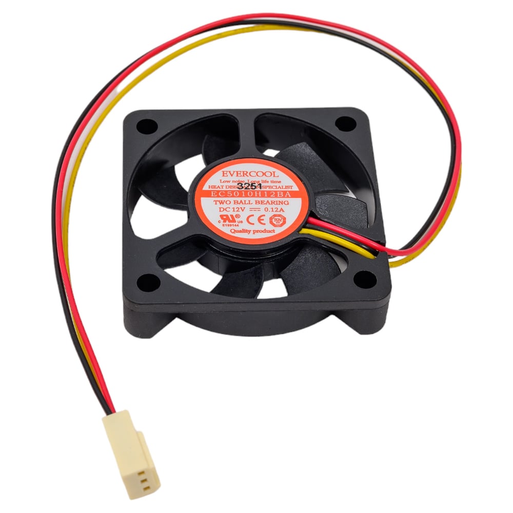 Изображение товара Вентилятор EVERCOOL 12В 50x50x10мм на винтах для охлаждения