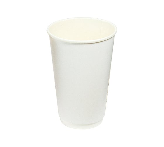 Изображение товара Бумажный 2-слойный стакан для горячих напитков Papperskopp 400мл, d90 мм белый, pps ОП-420001