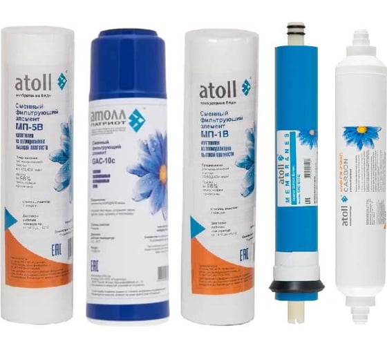 Изображение товара Набор картриджей Atoll №102 Патриот, для A-550 Патриот ATECRT116