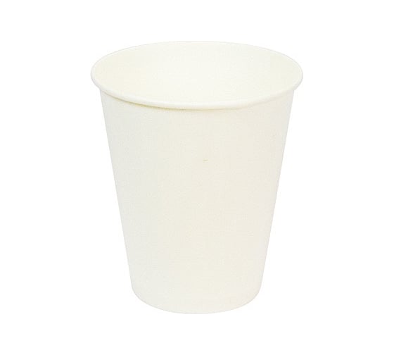 Изображение товара Бумажный 1-слойный стакан для горячих напитков Papperskopp 300мл, d90 мм белый, pps ОП-300022
