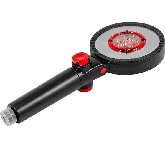 Изображение товара Душевая лейка двухсторонняя шарнирная с кнопкой подачи воды ISMA 3 режима, очистка от хлора ISMA-SK-00603(52056)