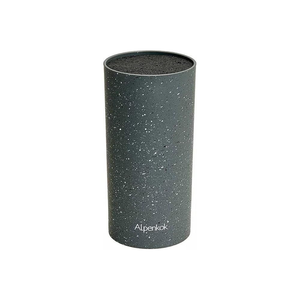Изображение товара Подставка для ножей ALPENKOK AK-210ST серый пластик 11х22 см