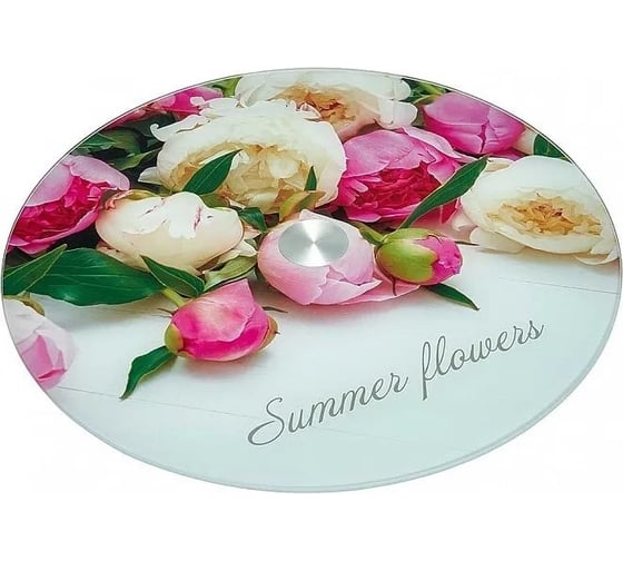 Изображение товара Вращающееся блюдо для сервировки ALPENKOK AK-9524 Букет пионов 32 см 12 Р1-00009747