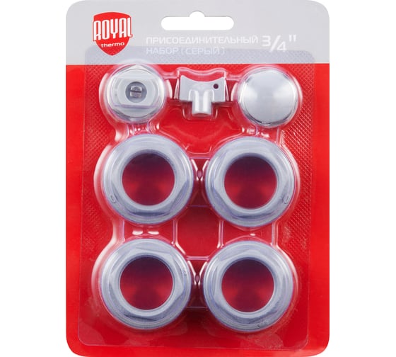 Изображение товара Присоединительный набор Royal Thermo 3/4'' silver НС-1156765