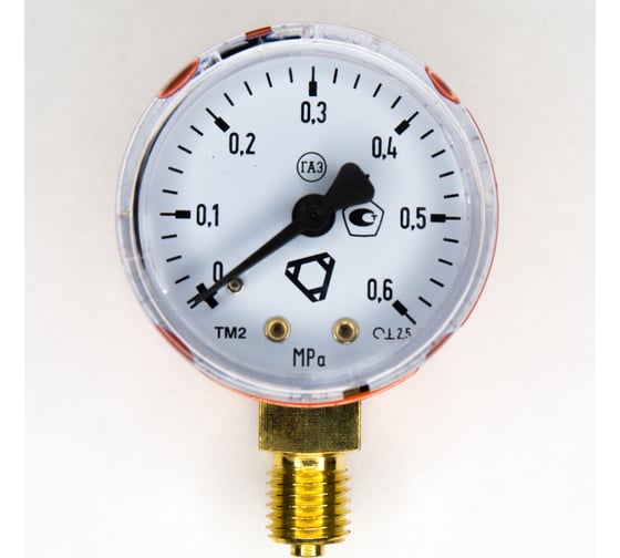 Изображение товара Манометр 50 мм, 0.6 Мпа, пропан ИНКО 00000027478