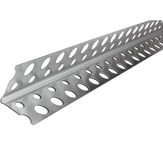 Изображение товара Металлический штукатурный угловой перфорированный профиль GAVIAL (0,35) 20x20 мм, 3м 23377