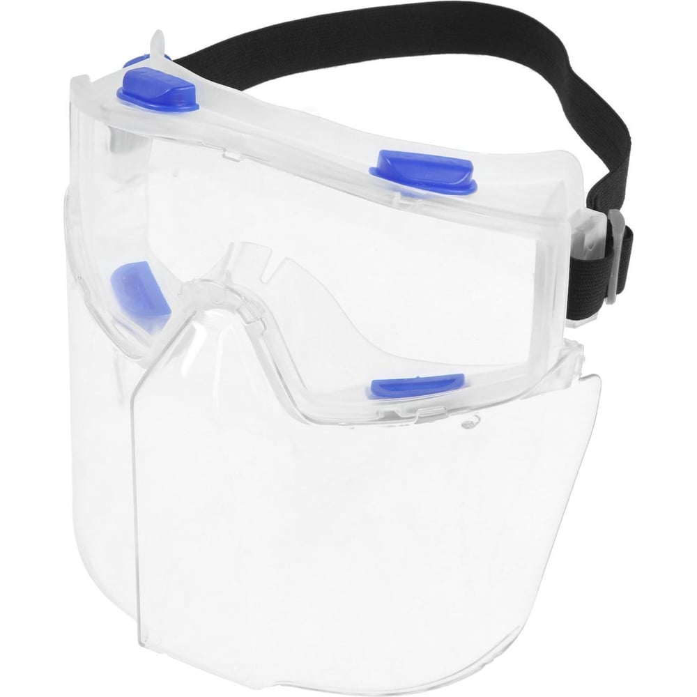 Изображение товара Защитные очки ТУНДРА со щитком для работы и защиты глаз