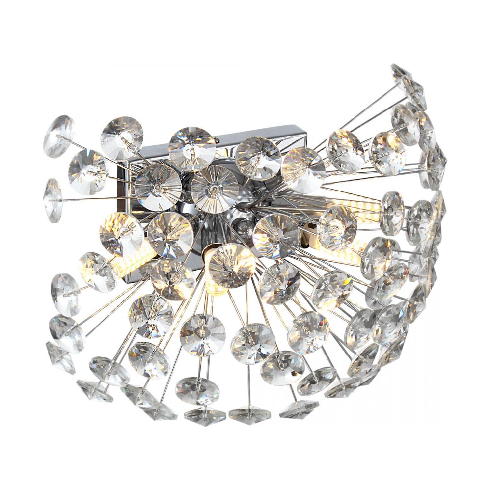 Изображение товара Классическое бра Citilux Betsy EL322W04.1 с хрусталем и хромированным основанием