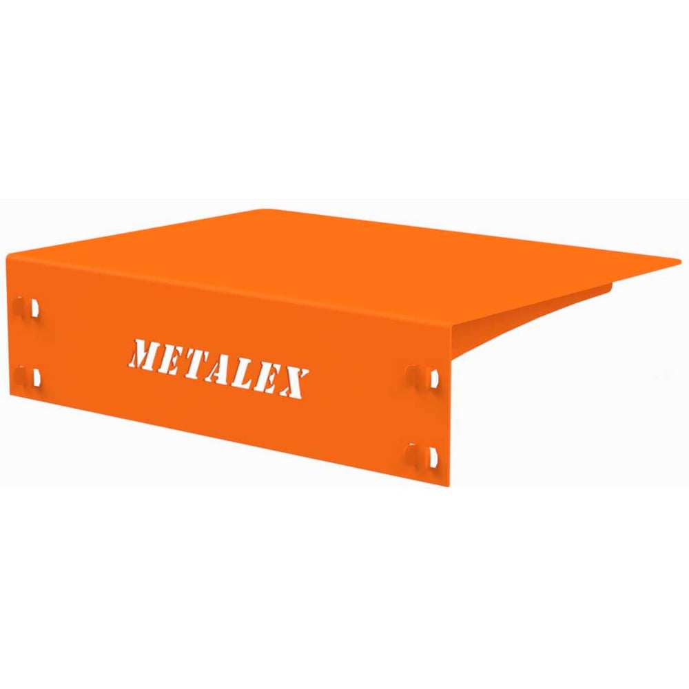 Изображение товара Дополнительная полка ООО Металекс ширина 400 мм оранжевая АСРМO40
