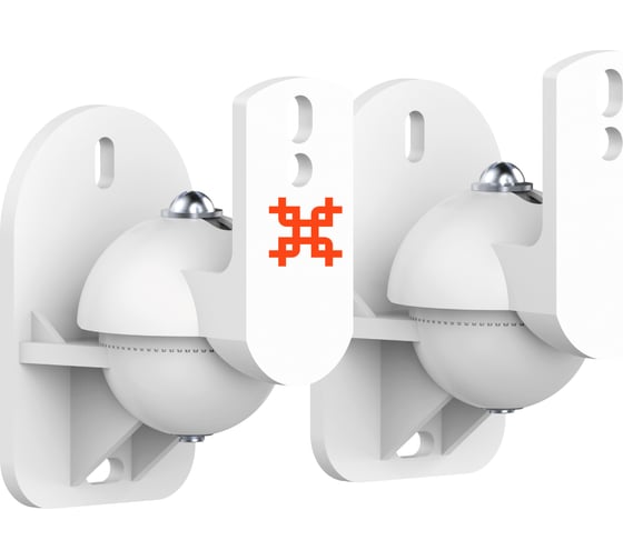 Изображение товара Крепление UNITEKI потолочное, настенное, поворотно наклонное smp1604w для акустических колонок на стену SNM1604W