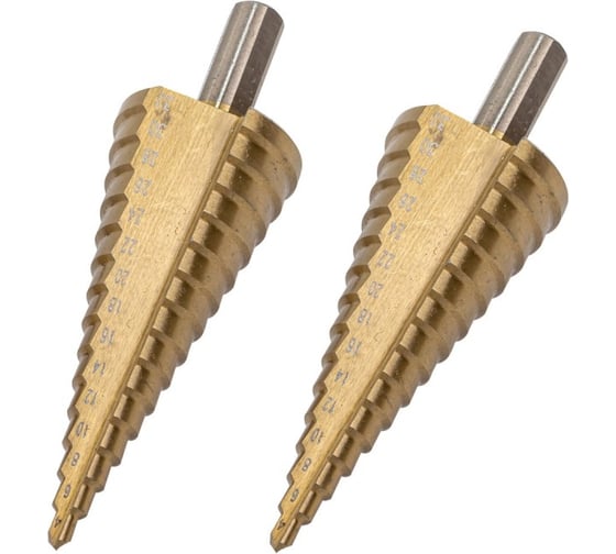 Изображение товара Набор сверл ступенчатых 4-32 мм, 2 шт, в блистере Forsage F-44730C(51930)