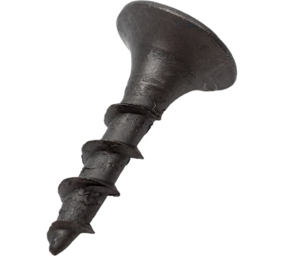 Изображение товара Саморез Качественный КРЕПЕЖ 3,5х16 потай, крупная резьба, оксид 430 шт 0200355 КЧ