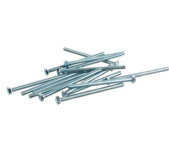 Изображение товара Болт с ш\г крепежная техника полная резьба 100 штук 493430 БК