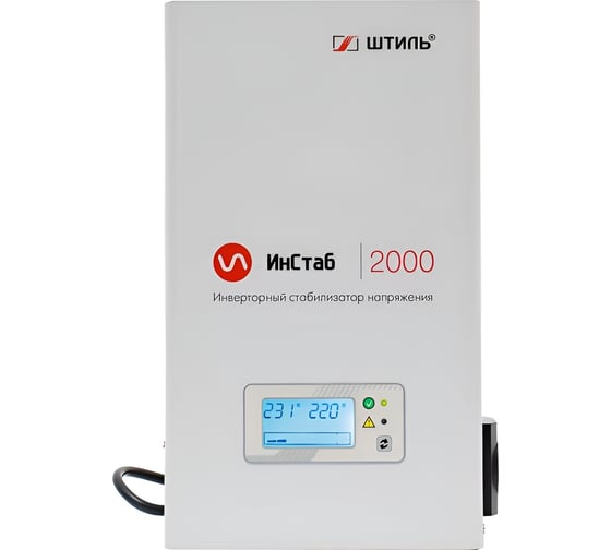 Изображение товара Однофазный инверторный стабилизатор, 2000 ВА Штиль ИнСтаб IS2000 (230 В)